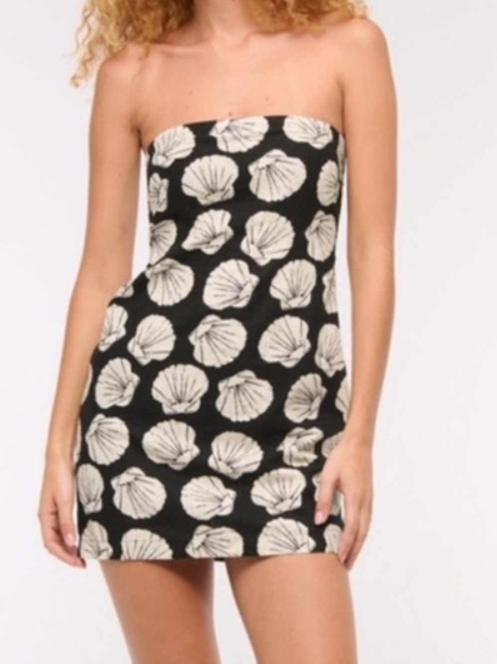 Abercrombie & Fitch Brown Strapless Seashell Linen Blend Skort Size Small - Picture 8 of 10